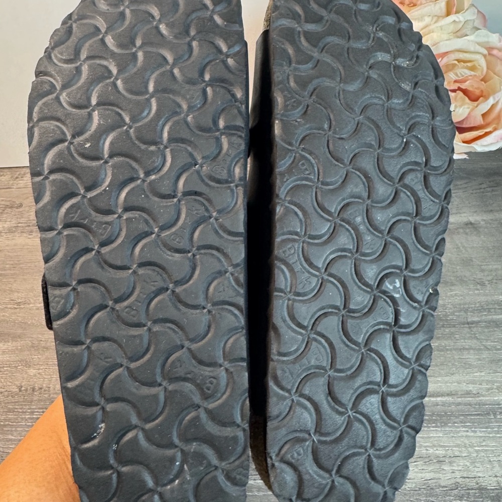 Birkenstock Black Arizona Triple Strap Sandals - Picture 7 of 8